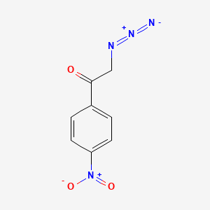 molecular formula C8H6N4O3 B6592871 alpha-Azido-4'-nitroacetophenone CAS No. 26086-61-3