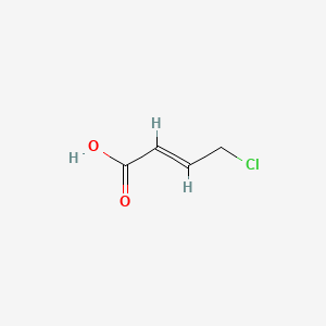 molecular formula C4H5ClO2 B6592884 (E)-4-chlorobut-2-enoic acid CAS No. 26340-58-9