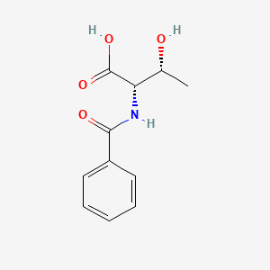 molecular formula C11H13NO4 B6592908 N-Benzoyl-L-threonine CAS No. 27696-01-1
