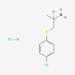 1-((4-Chlorophenyl)thio)-2-propanamine hydrochloride