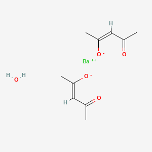molecular formula C10H16BaO5 B6592968 Acetylacetone barium CAS No. 304695-31-6