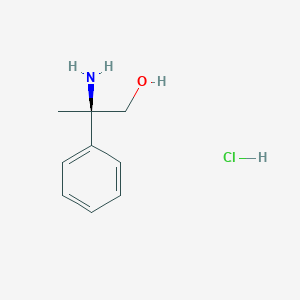 molecular formula C9H14ClNO B6592987 (R)-2-Amino-2-phenylpropan-1-ol hydrochloride CAS No. 31917-23-4
