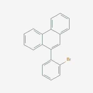 molecular formula C20H13Br B6593084 9-(2-溴苯基)菲 CAS No. 3582-48-7