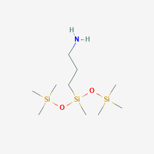 molecular formula C10H29NO2Si3 B6593193 3-Aminopropylmethylbis(trimethylsiloxy)silane CAS No. 42292-18-2