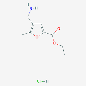 4-Aminomethyl-5-methyl-furan-2-carboxylic acid ethyl ester hydrochloride