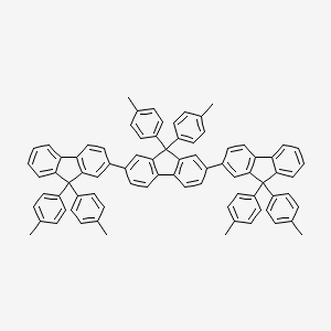 molecular formula C81H62 B6593233 9,9,9',9',9'',9''-Hexa-p-tolyl-9H,9'H,9''H-2,2':7',2''-terfluorene CAS No. 474918-42-8