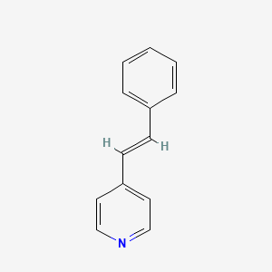 molecular formula C13H11N B6593296 4-苯乙烯基吡啶 CAS No. 5097-93-8
