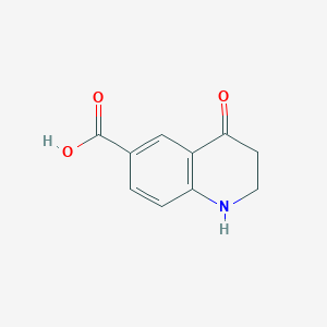 molecular formula C10H9NO3 B6593307 4-Oxo-1,2,3,4-tetrahydroquinoline-6-carboxylic acid CAS No. 51552-75-1