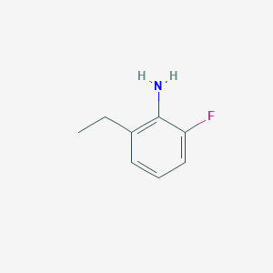 molecular formula C8H10FN B6593353 2-Ethyl-6-fluorobenzenamine CAS No. 53982-04-0