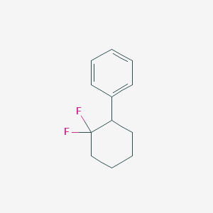 molecular formula C12H14F2 B6593460 (2,2-Difluorocyclohexyl)benzene CAS No. 57514-11-1