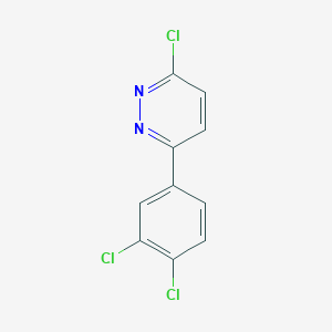 molecular formula C10H5Cl3N2 B6593470 3-Chloro-6-(3,4-dichlorophenyl)pyridazine CAS No. 58059-30-6