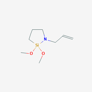molecular formula C8H17NO2Si B6593544 N-烯丙基-氮杂-2,2-二甲氧基硅环戊烷 CAS No. 618914-49-1