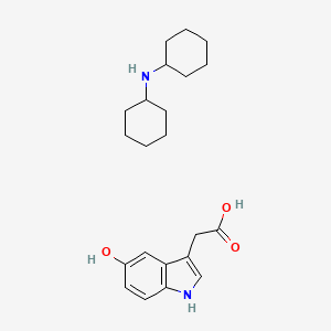 molecular formula C22H32N2O3 B6593616 5-羟吲哚-3-乙酸二环己基铵盐 CAS No. 66866-39-5
