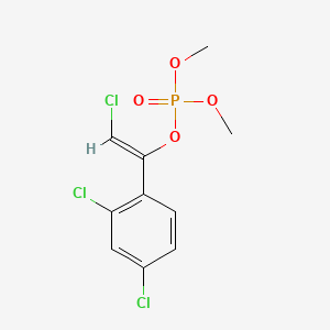 molecular formula C10H10Cl3O4P B6593632 Dimethylvinphos CAS No. 67628-93-7
