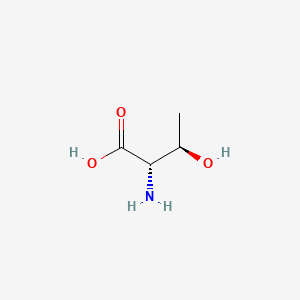 molecular formula C4H9NO3 B6593683 L-threonine CAS No. 7013-32-3