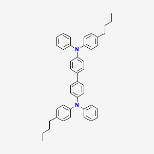 molecular formula C44H44N2 B6593693 N,N'-Bis(4-butylphenyl)-N,N'-diphenylbenzidine CAS No. 719995-99-0