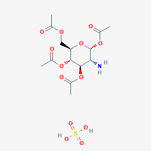 molecular formula C14H23NO13S B6593715 1,3,4,6-Tetra-O-acetyl-2-amino-2-deoxy-alpha-D-glucopyranose sulfate CAS No. 738583-70-5