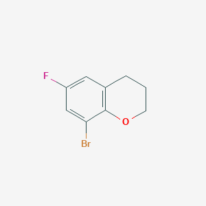 molecular formula C9H8BrFO B6593720 8-Bromo-6-fluorochroman CAS No. 746638-33-5
