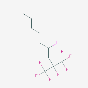 molecular formula C10H14F7I B6593762 4-Iodo-1,1,1,2-tetrafluoro-2-(trifluoromethyl)nonane CAS No. 756-92-3