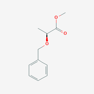 molecular formula C11H14O3 B6593772 (S)-Methyl 2-(benzyloxy)propanoate CAS No. 77287-11-7