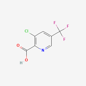 molecular formula C7H3ClF3NO2 B6593804 3-氯-5-(三氟甲基)吡啶-2-甲酸 CAS No. 80194-18-9