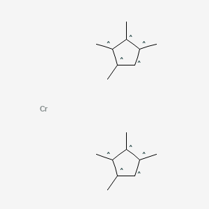 molecular formula C18H26Cr B6593817 Bis(tetramethylcyclopentadienyl)chromium(II) CAS No. 82066-37-3