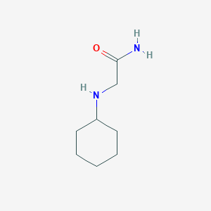 molecular formula C8H16N2O B6593840 2-(Cyclohexylamino)acetamide CAS No. 83808-20-2