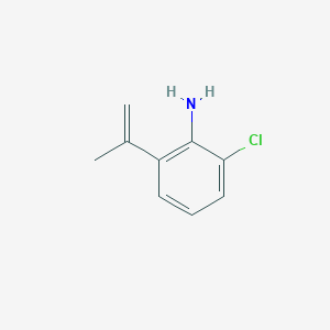 molecular formula C9H10ClN B6593899 2-Chloro-6-(prop-1-en-2-yl)aniline CAS No. 857594-97-9