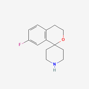 molecular formula C13H16FNO B6593940 7-氟代螺[异色满-1,4'-哌啶] CAS No. 866029-25-6