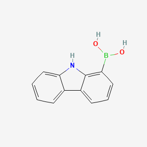 molecular formula C12H10BNO2 B6593956 9H-Carbazol-1-ylboronic acid CAS No. 869642-36-4