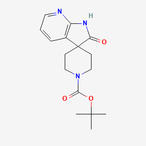 molecular formula C16H21N3O3 B6593973 tert-Butyl 2'-oxo-1',2'-dihydrospiro[piperidine-4,3'-pyrrolo[2,3-b]pyridine]-1-carboxylate CAS No. 885031-86-7