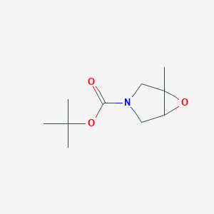 molecular formula C10H17NO3 B6594044 3-Boc-1-methyl-6-oxa-3-azabicyclo[3.1.0]hexane CAS No. 897445-50-0