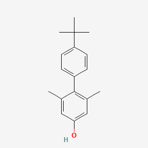 molecular formula C18H22O B6594069 4'-叔丁基-2,6-二甲基联苯-4-醇 CAS No. 906101-33-5