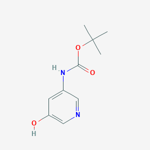 molecular formula C10H14N2O3 B6594077 tert-butyl N-(5-hydroxypyridin-3-yl)carbamate CAS No. 906745-11-7