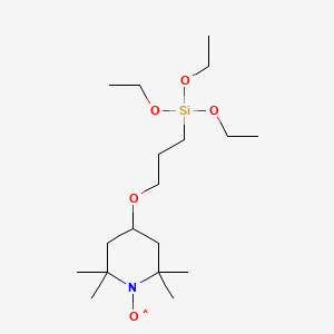 molecular formula C18H38NO5Si B6594087 4-(Triethoxysilylpropoxy)-2,2,6,6-tetramethylpiperidine, tech-85 CAS No. 913375-27-6