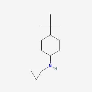 molecular formula C13H25N B6594113 4-tert-butyl-N-cyclopropylcyclohexan-1-amine CAS No. 926246-93-7