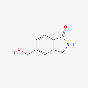 molecular formula C9H9NO2 B6594115 5-(羟甲基)异吲哚啉-1-酮 CAS No. 926307-97-3