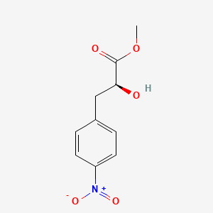 molecular formula C10H11NO5 B6594122 (S)-Methyl 2-hydroxy-3-(4-nitrophenyl)propanoate CAS No. 929083-97-6