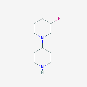 molecular formula C10H19FN2 B6594134 3-氟-1,4'-联哌啶 CAS No. 929632-64-4