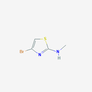 molecular formula C4H5BrN2S B6594140 4-Bromo-N-methyl-1,3-thiazol-2-amine CAS No. 932738-66-4