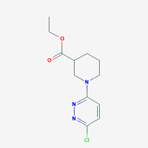 molecular formula C12H16ClN3O2 B6594176 Ethyl 1-(6-chloropyridazin-3-yl)piperidine-3-carboxylate CAS No. 939598-22-8