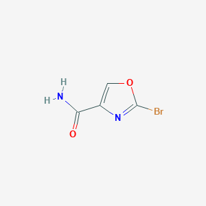 molecular formula C4H3BrN2O2 B6594182 2-Bromooxazole-4-carboxamide CAS No. 941306-42-9