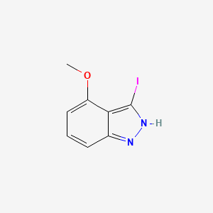 molecular formula C8H7IN2O B6594211 3-Iodo-4-methoxy-1H-indazole CAS No. 944898-81-1