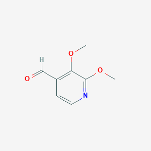 molecular formula C8H9NO3 B6594216 2,3-二甲氧基烟酰醛 CAS No. 944900-64-5