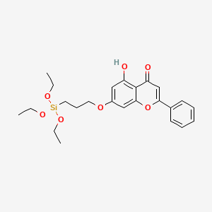 molecular formula C24H30O7Si B6594235 7-(3-Triethoxysilylpropoxy)-5-hydroxyflavone CAS No. 945761-08-0