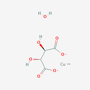 molecular formula C4H6CuO7 B6594240 Cupric tartrate hydrate CAS No. 946843-80-7