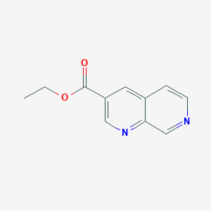 molecular formula C11H10N2O2 B6594253 Ethyl 1,7-naphthyridine-3-carboxylate CAS No. 949922-44-5