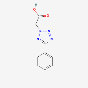 molecular formula C10H10N4O2 B6594325 [5-(4-甲基苯基)-2H-四唑-2-基]乙酸 CAS No. 82822-12-6