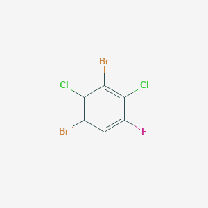 molecular formula C6HBr2Cl2F B6594327 1,3-Dibromo-2,4-dichloro-5-fluorobenzene CAS No. 1000573-45-4