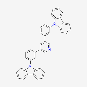 molecular formula C41H27N3 B6594342 3,5-双(3-(9H-咔唑-9-基)苯基)吡啶 CAS No. 1013405-25-8